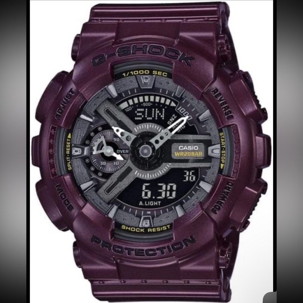 Women’s Casio G-Shock G-110 Metallic Purple Plum Series